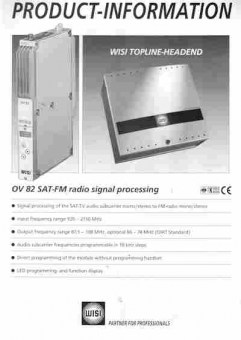 Буклет WISI Product information OV 82, 55-269, Баград.рф